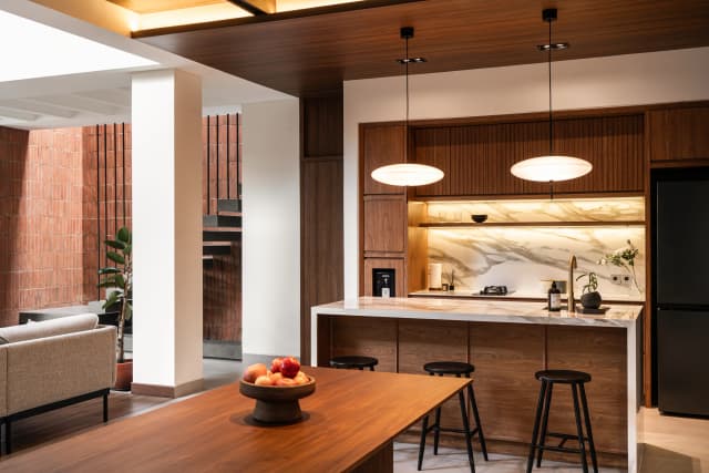 Wood, architectural detail by Senawa