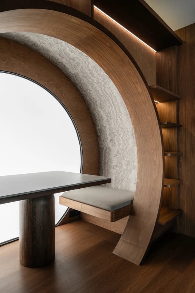 Wood, architectural detail by Senawa