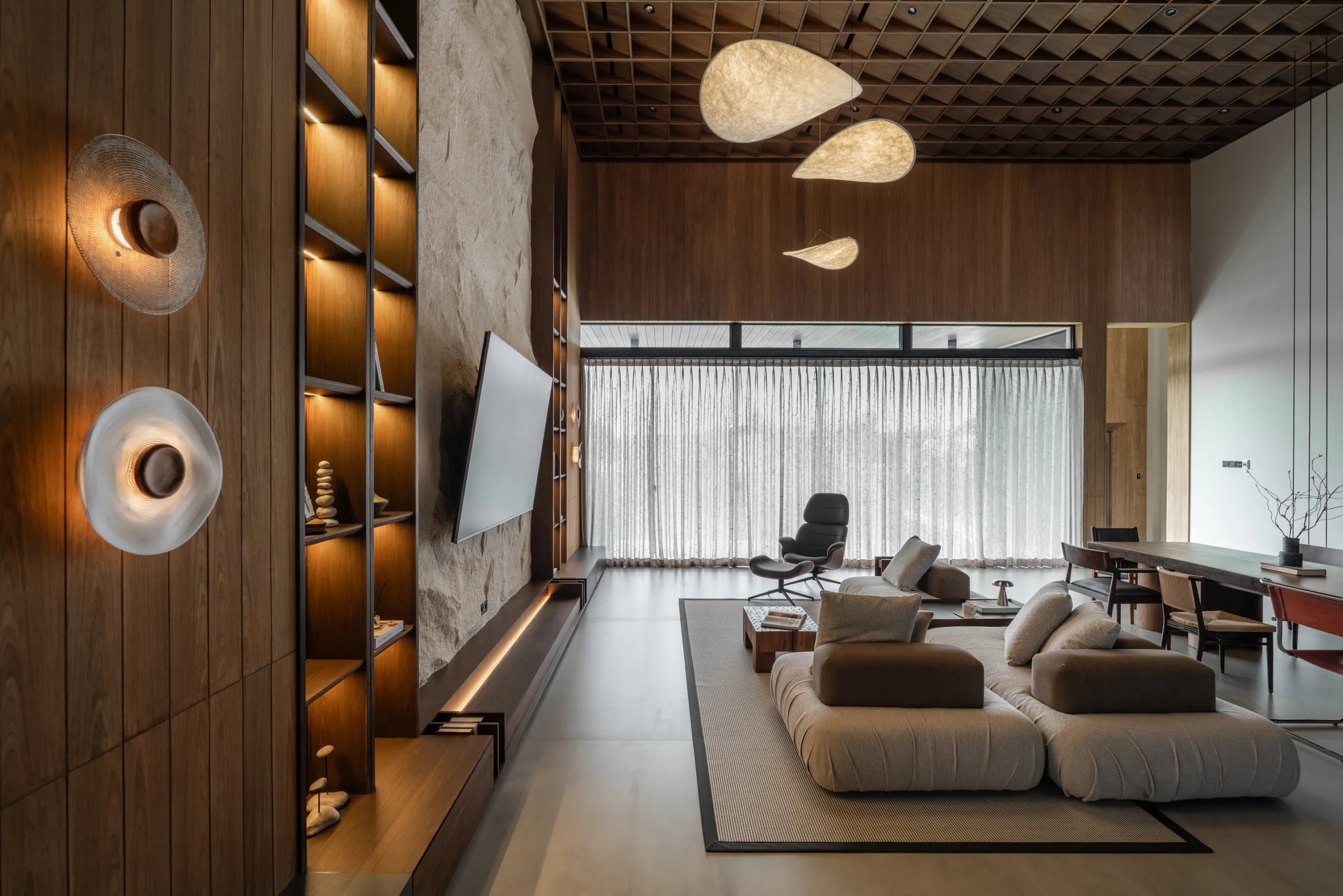 TV House, A House in Pejaten; residential architecture in Pejaten, Jakarta Selatan by Senawa
